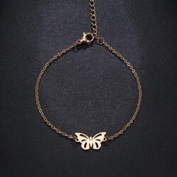 Stainless Steel Butterfly Bracelet